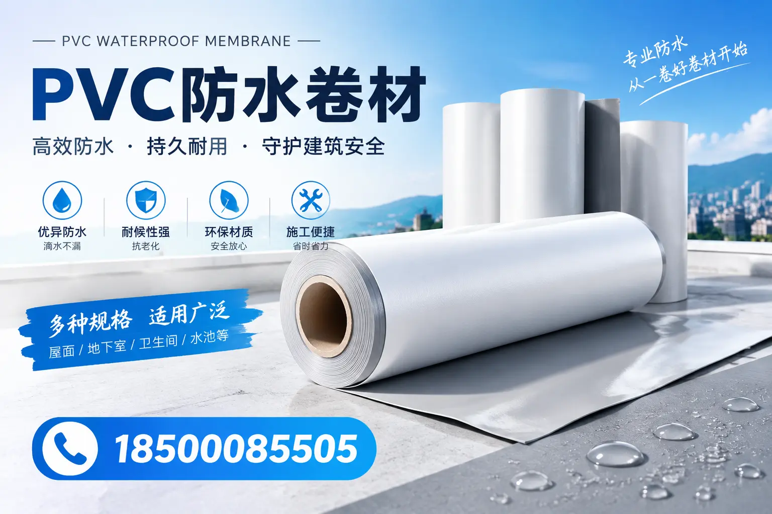 如何选择适合的PVC防水卷材?专家为您解答东方的需求